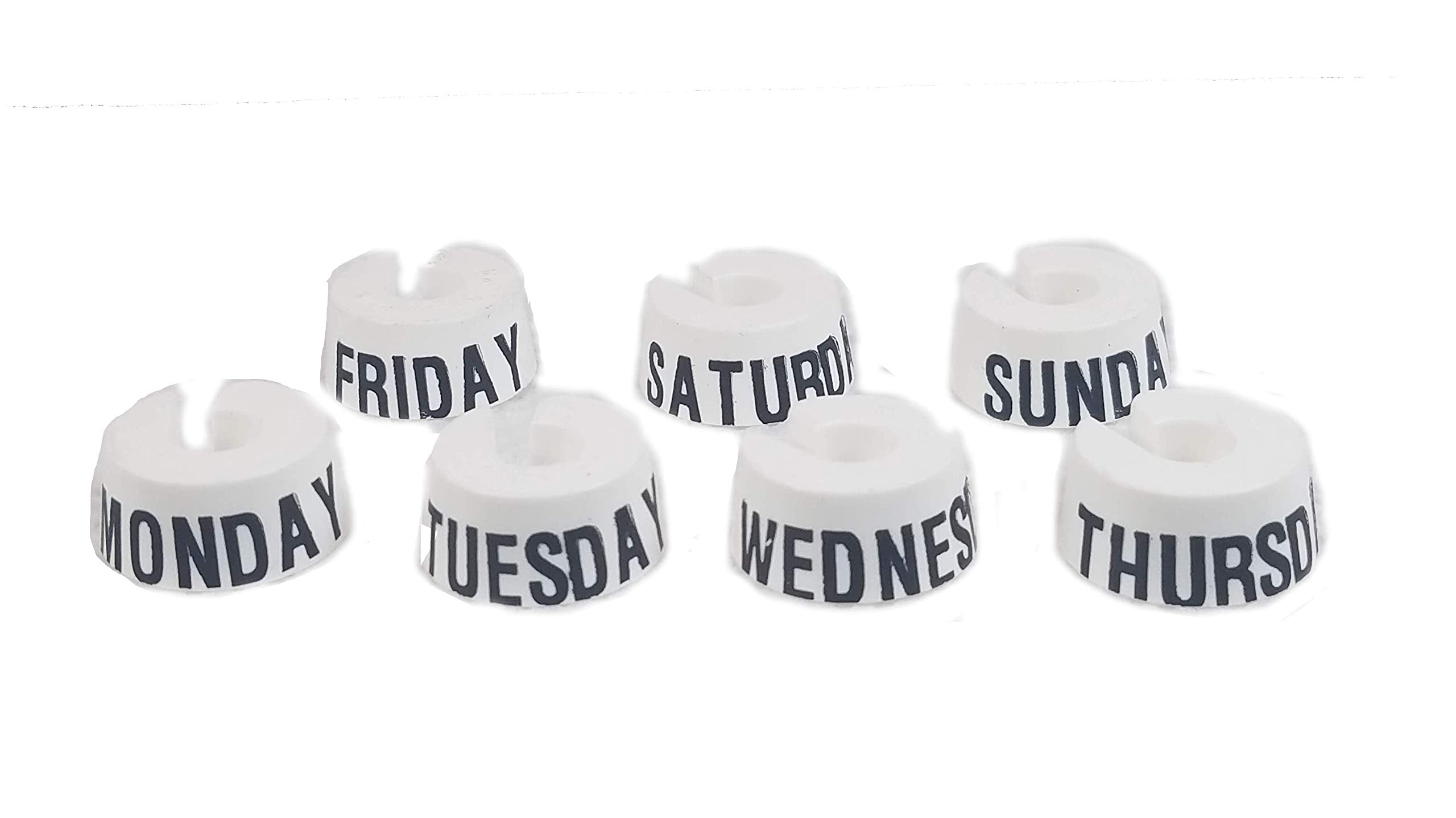 Deluxe Weekly Hanger Markers - Quickly Identify Which Outfit To Wear For Each Day Of The Week
